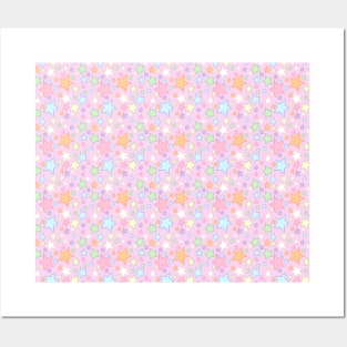 Pastel Stars Posters and Art